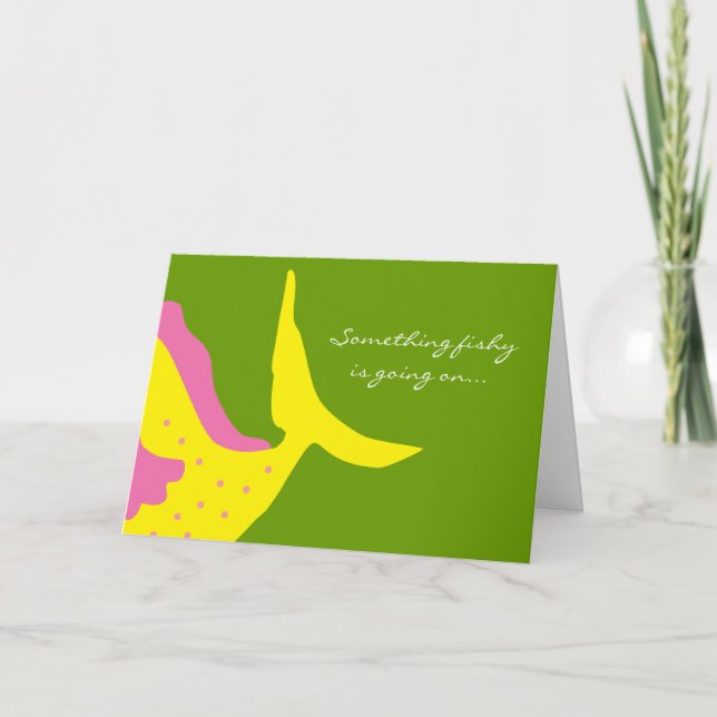 Bolha-branca Cartão de Vestígio de Peixe-Natal (Frente)