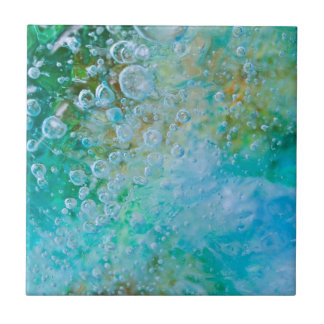 Bolha da terra - abstrato do verde azul