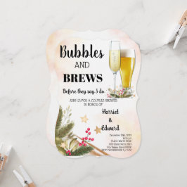 Bolha de Natal e Casais Breve Convite para Chá