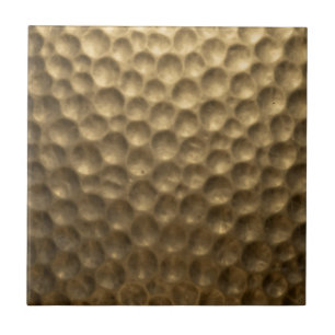 Bolhas de Metal Texturizado Martelado Dourado