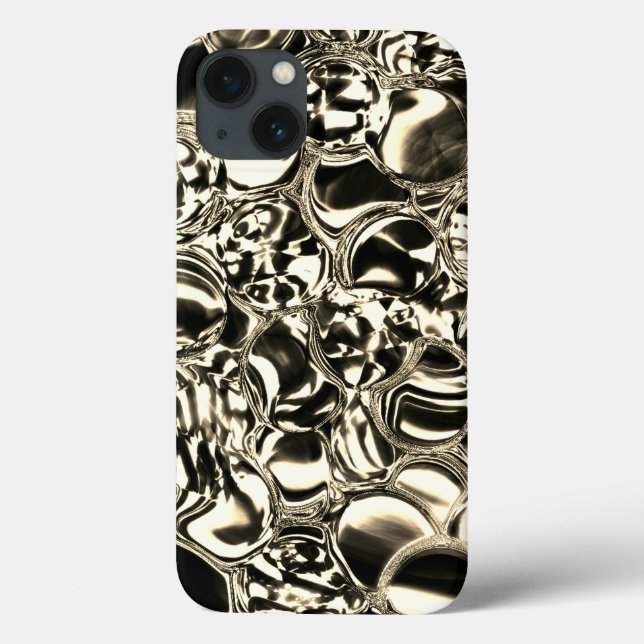 Bolhas de ouro ou bolhas de brilho de vidro? (Verso)