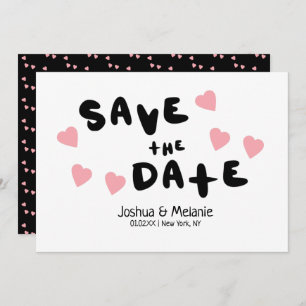 Bolhas e Corações Salvem os Anúncios de Datas