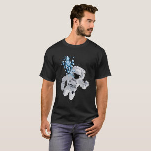 Bolhas na camiseta do espaço