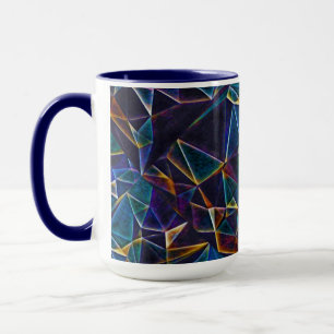 Bolhas quebradas de café caneca
