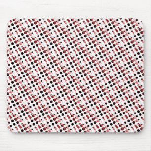 Bolhas retros marrons Mousepad