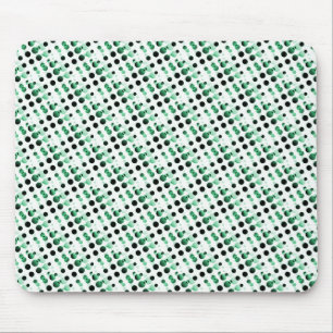 Bolhas retros Mousepad de Forest Green