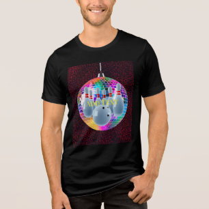 Boliche Neon Disco Ball Glitter