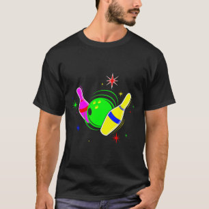 Boliche T Camisa 80s - Boliche Retro Neon Sinal St