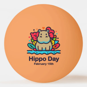 Bolinha De Ping Pong 15 Feb - Dia Hippo