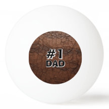 #1 Dad Leather-look