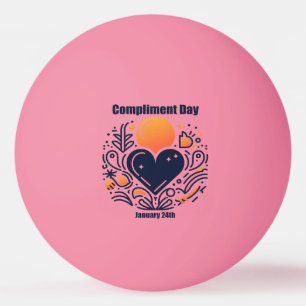 Bolinha De Ping Pong 24 de janeiro - Dia do Cumprimento