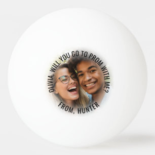 Bolinha De Ping Pong 2 Baile de formatura de fotos ou proposta HOCO Ide