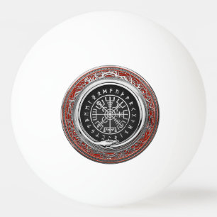 Bolinha De Ping Pong [310] Vegvisir - Bússola mágica de virar prata