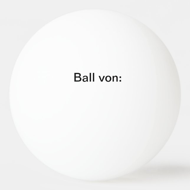 Bolinha De Ping Pong 3-Sterne Tischtennisball mit einfügbarem Namen (Frente)