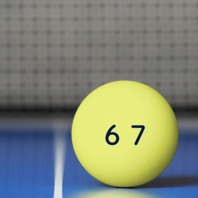 Bolinha De Ping Pong 6 7 Seis Sete Épico Incrível  (Líquido)