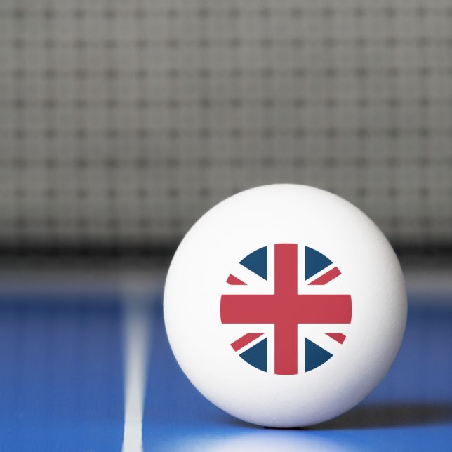 Bolinha De Ping Pong A bandeira britânica Union Jack (Líquido)