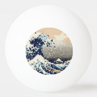 A onda do Excelente de Kanagawa 8 Bit Pixel Art
