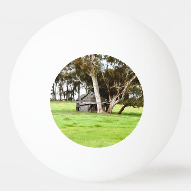 Bolinha De Ping Pong A Velha barraca De Madeira (Verso)