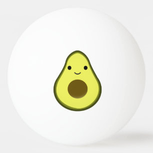 Bolinha De Ping Pong Abacate bonito de Kawaii
