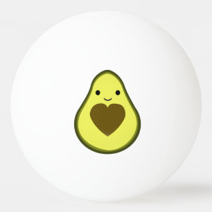 Bolinha De Ping Pong Abacate bonito do amor do abacate com um poço do