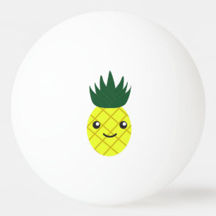 Bolinha De Ping Pong Abacaxi Kawaii Fofo