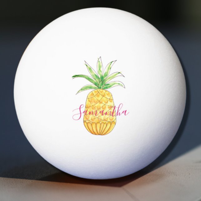 Bolinha De Ping Pong Abacaxi Personalizado  (Criador carregado)