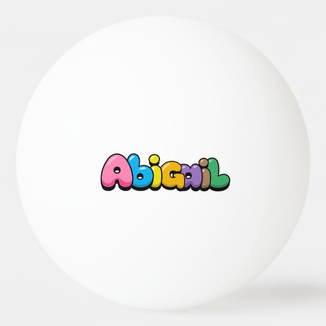 Bolinha De Ping Pong Abigail (Frente)