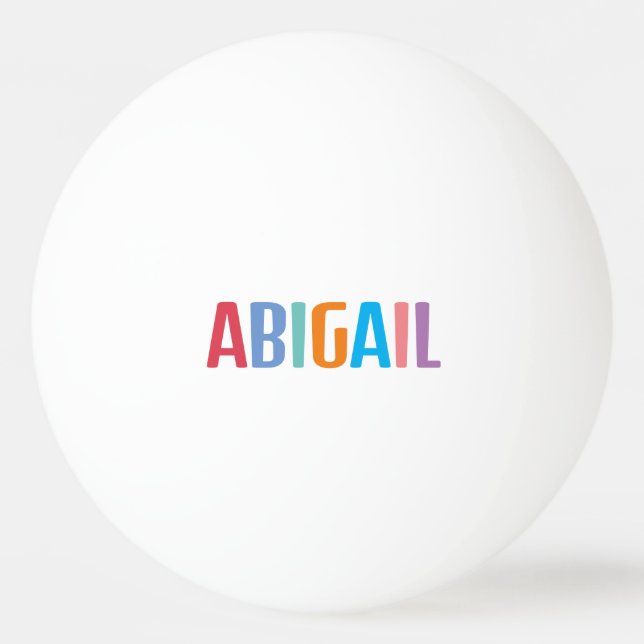 Bolinha De Ping Pong Abigail (Frente)