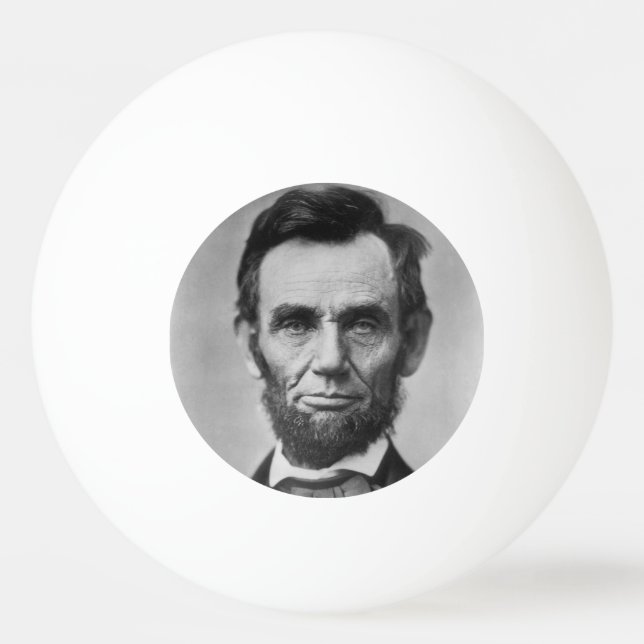 Bolinha De Ping Pong Abraham Lincoln (Frente)