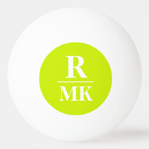 Bolinha De Ping Pong Abreviação 3 - iniciais