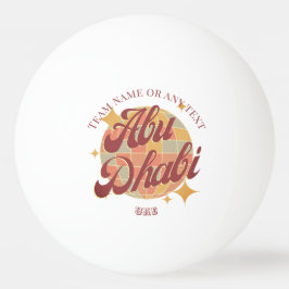 Bolinha De Ping Pong Abu Dhabi City UAE mesa clube