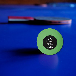 Bolinha De Ping Pong Acabei de Voar Aqui, Engraçado, Legal, Aviação,sim