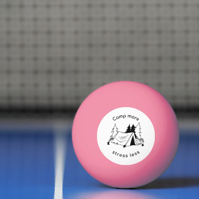 Bolinha De Ping Pong Acampamento mais estresse menos (Líquido)