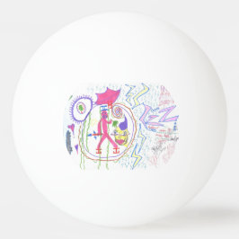 Bolinha De Ping Pong Adam Moyer Original "Sonhos" Raro