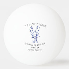 Bolinha De Ping Pong Adesivo de Jantar de Treino de Casamento de Lagost