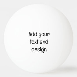 Bolinha De Ping Pong adicionar seu design