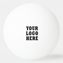 Bolinha De Ping Pong Adicione seu logotipo profissional de empresa no s