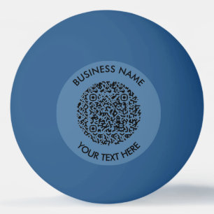 Bolinha De Ping Pong Adicione sua própria varredura de código QR redond