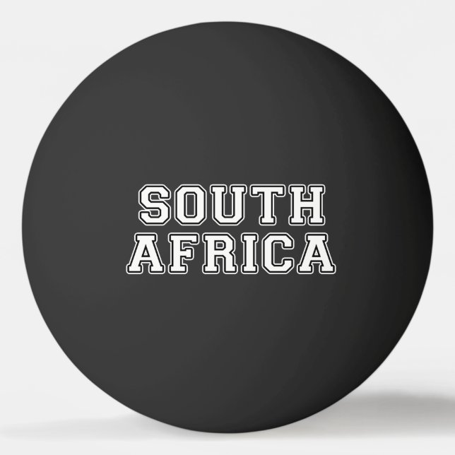 Bolinha De Ping Pong África do Sul (Frente)
