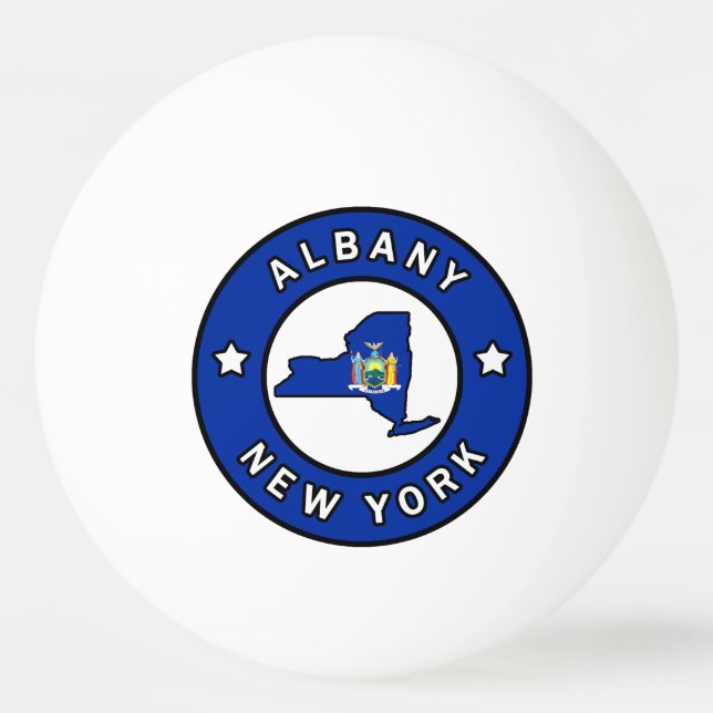 Bolinha De Ping Pong Albany New York (Frente)
