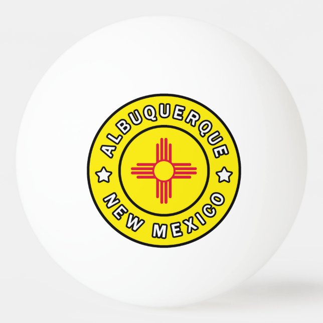 Bolinha De Ping Pong Albuquerque Novo México (Frente)