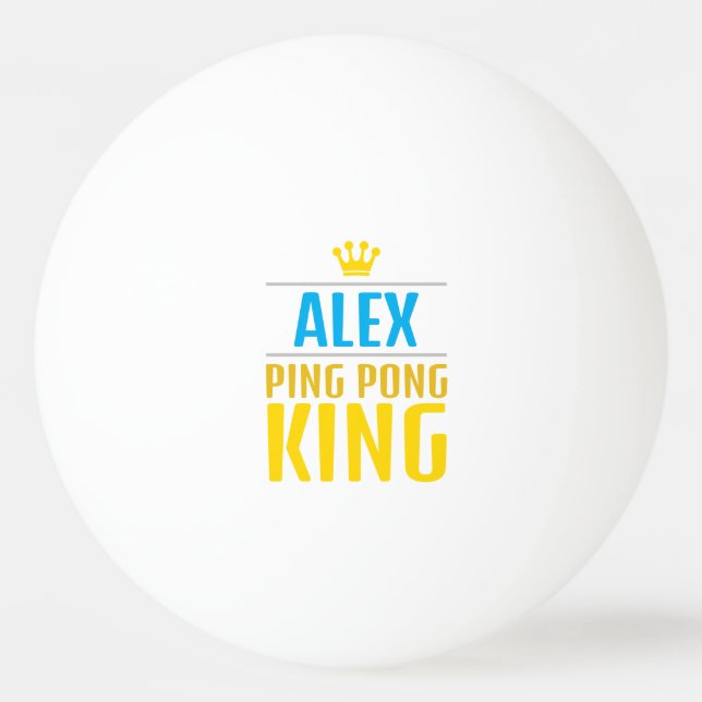 Bolinha De Ping Pong Alex (Frente)