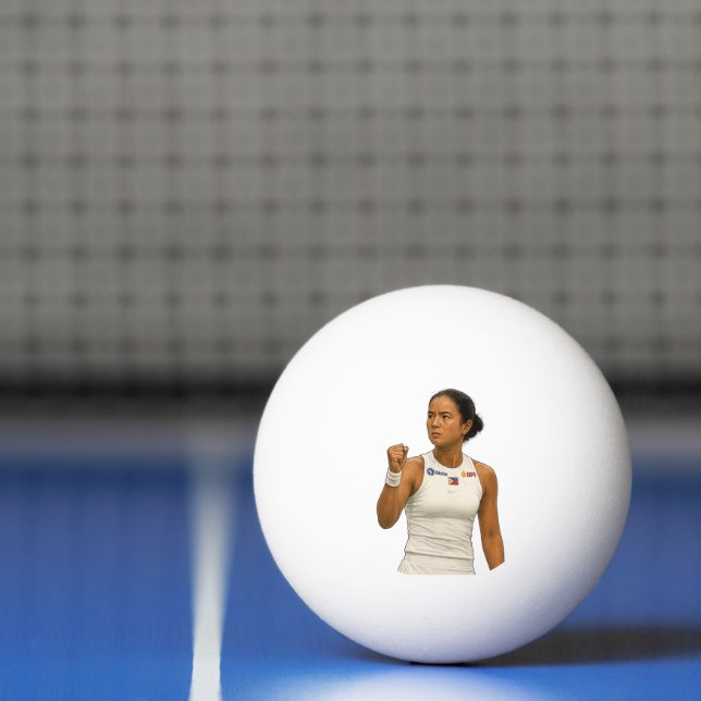 Bolinha De Ping Pong Alexandra Eala - Campeão de Guadalajara 2025 (Líquido)