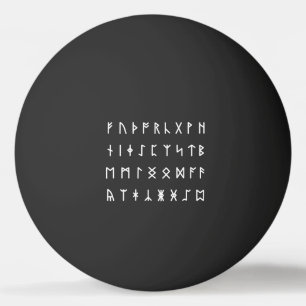 Bolinha De Ping Pong Alfabeto Runic [Futhorc]