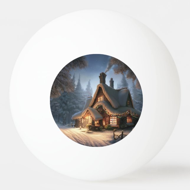 Bolinha De Ping Pong Algodão Natal (5) (Frente)