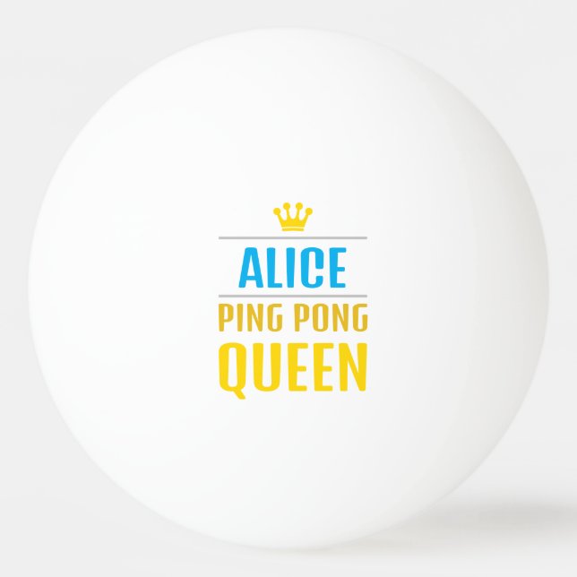 Bolinha De Ping Pong Alice (Frente)