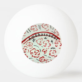 Bolinha De Ping Pong Ambassador