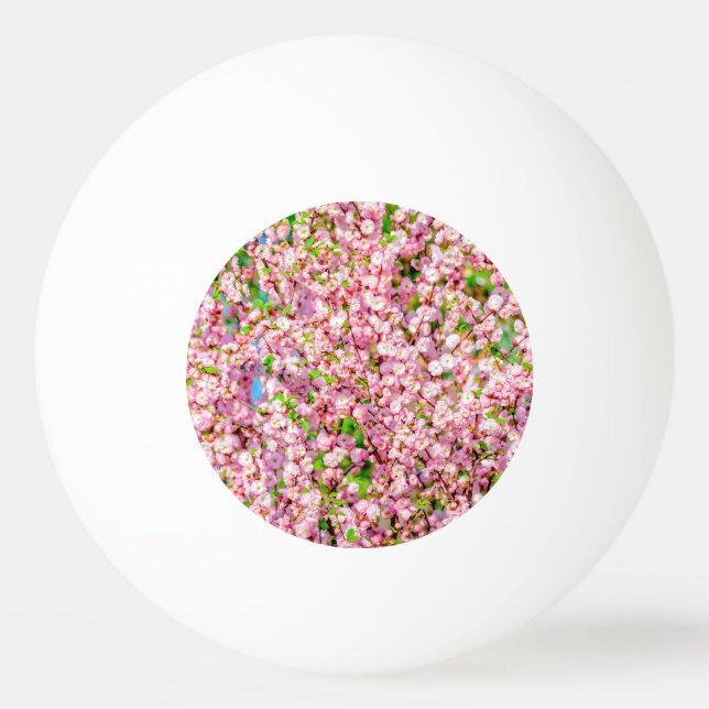 Bolinha De Ping Pong Ameixa de Flor (Frente)