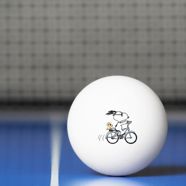 Bolinha De Ping Pong Amendoins | Bicicleta Snoopy & Woodstock (Líquido)