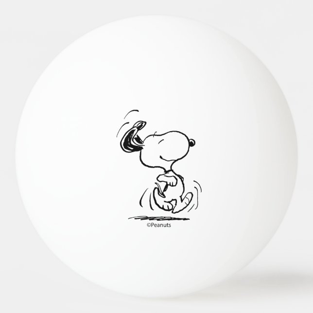 Bolinha De Ping Pong Amendoins | Dança Feliz Snoopy (Frente)